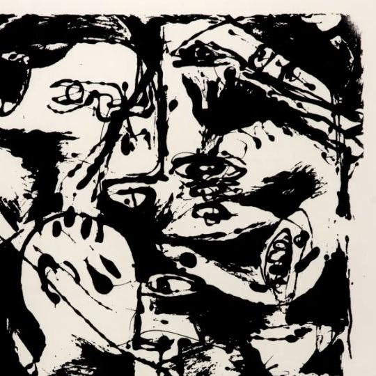 Jackson Pollock, dessin