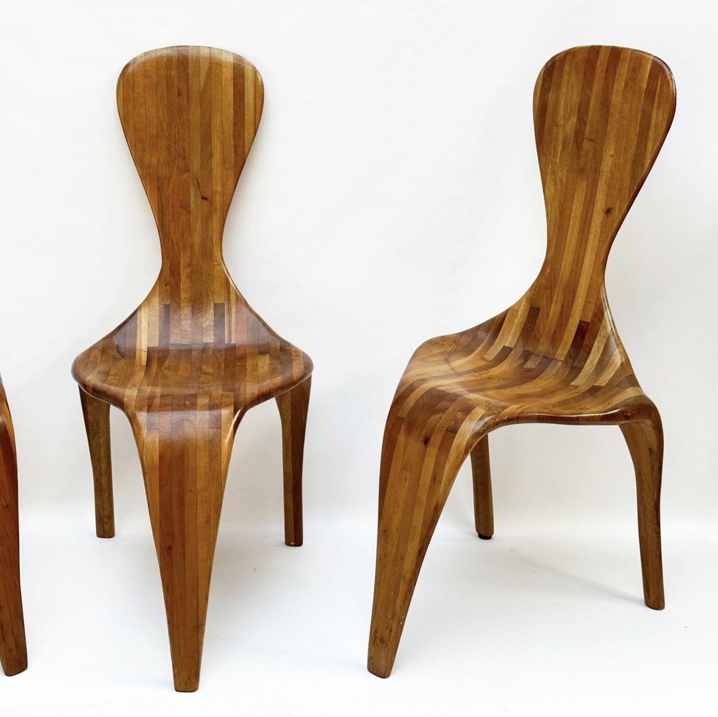 Lucien Burquier, chaises en bois