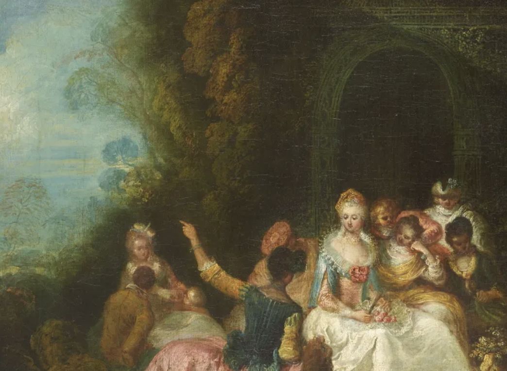 Antoine Watteau, huile sur toile