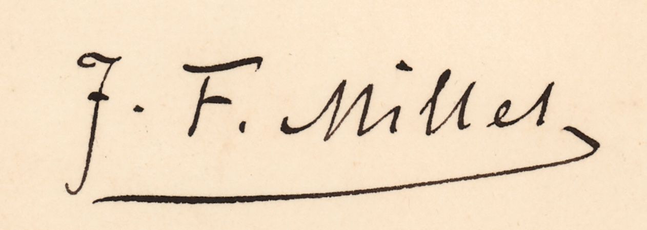 Signature de Jean-Francois Millet