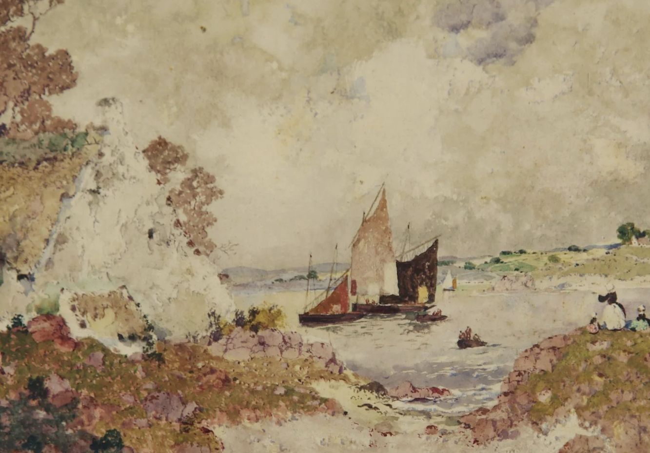 Ernest Pierre Guérin, huile sur toile