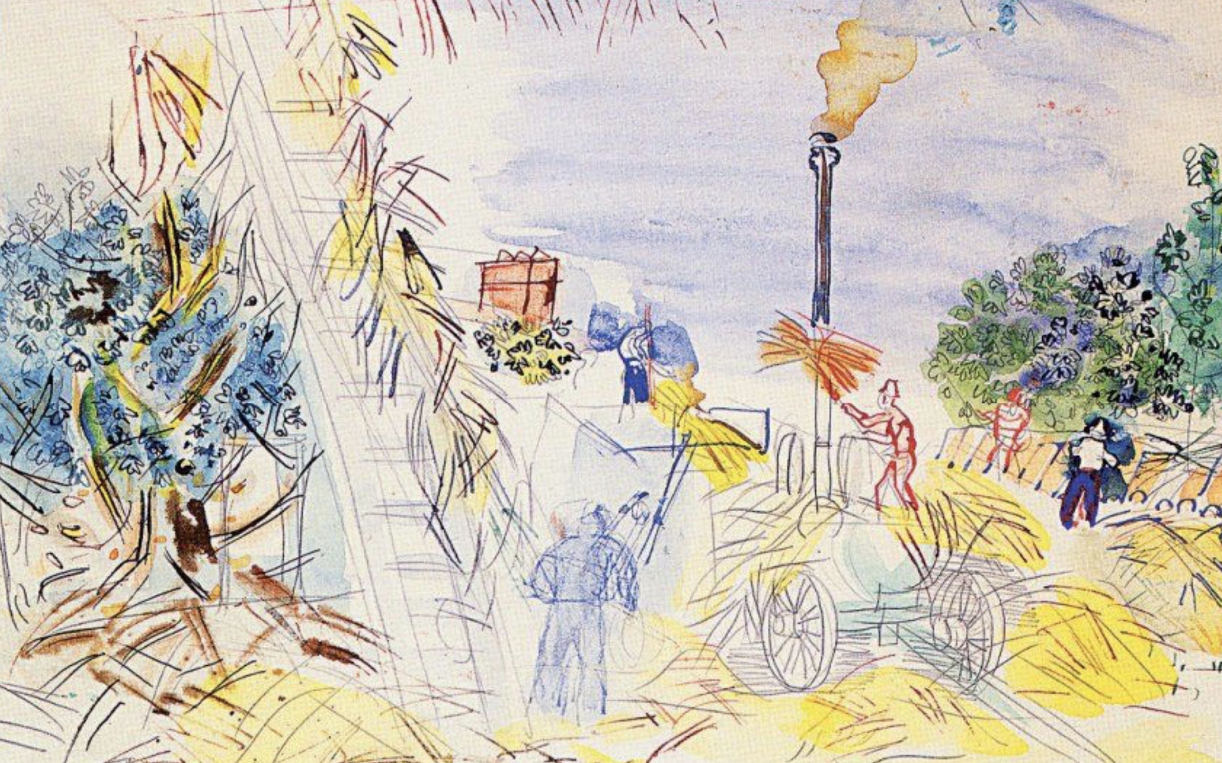 Raoul Dufy, aquarelle