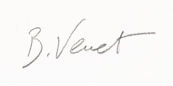 Signature de Bernar Venet