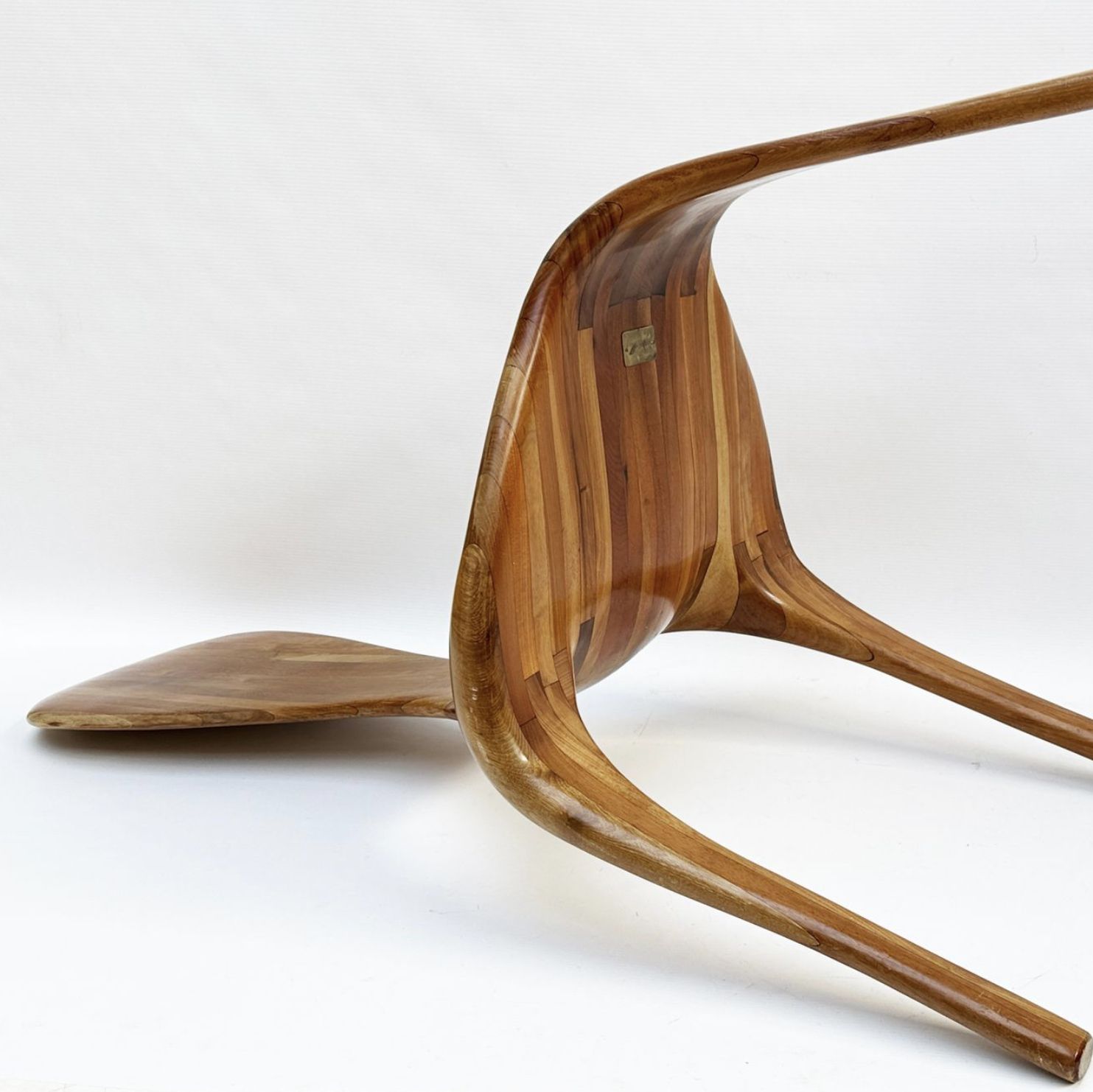 Lucien Burquier, chaise en bois