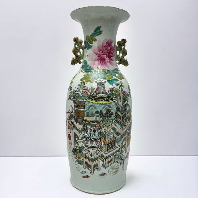 Dynastie Qing, vase en porcelaine