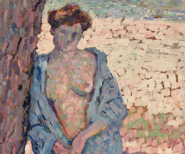 Théo Van Rysselberghe, portrait, huile sur toile