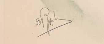 Signature de Boris Riabouschinsky