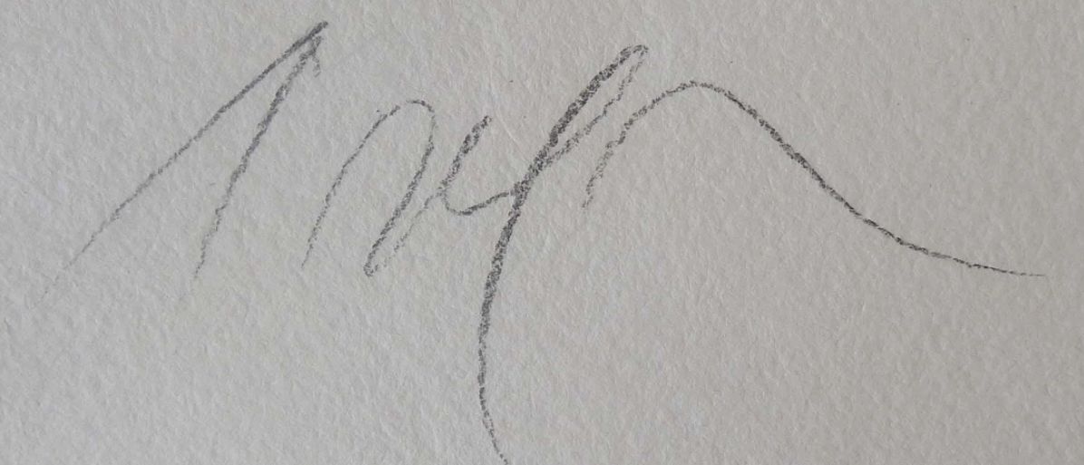 Signature de Hans Arp