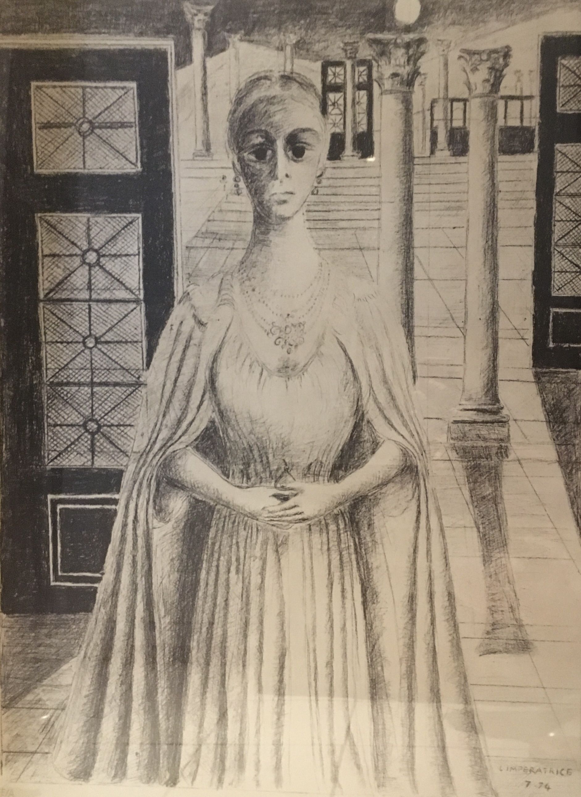 Paul Delvaux, lithographie