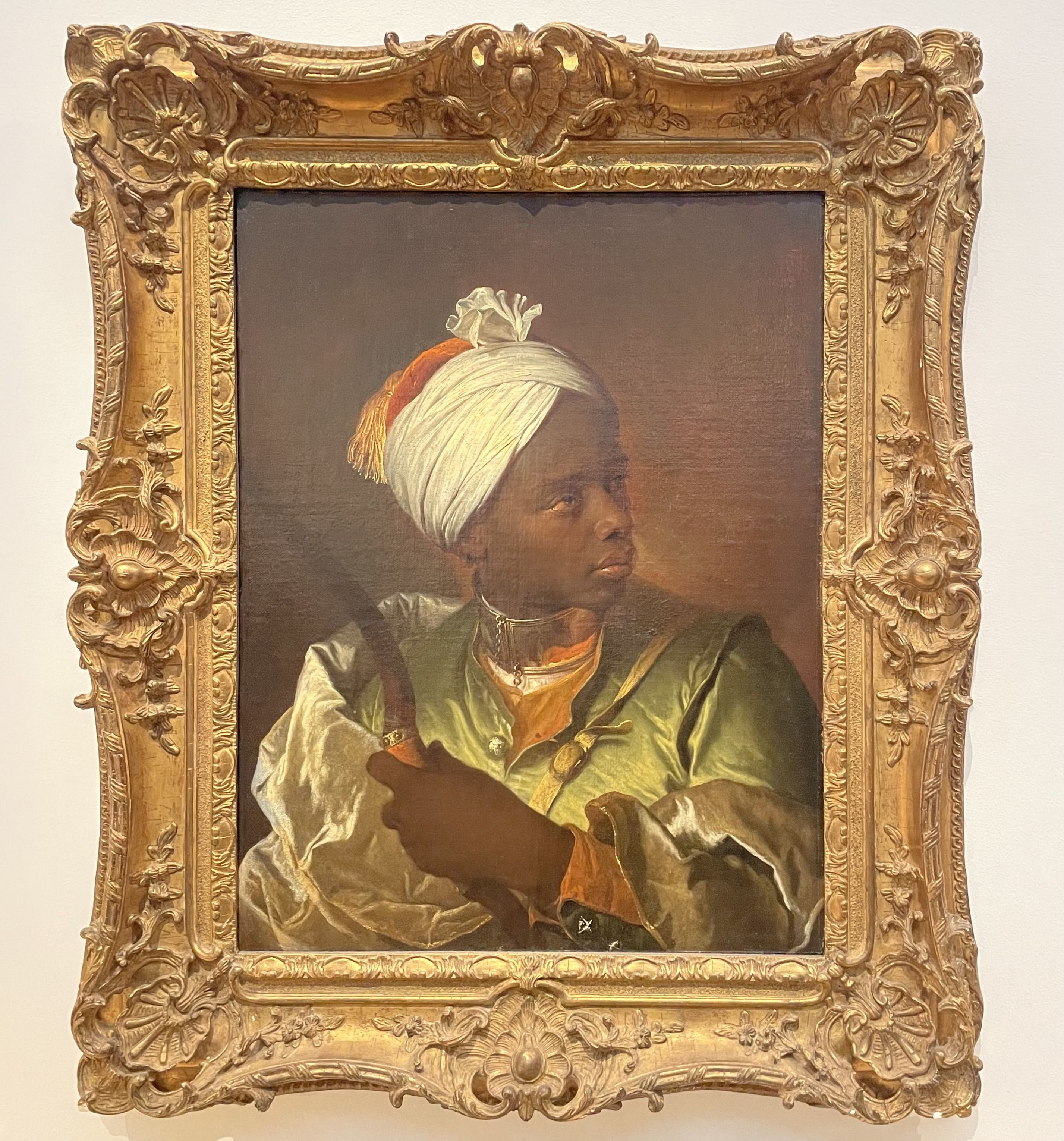 Hyacinthe Rigaud, Portrait d'un jeune homme soir, huile sur toile