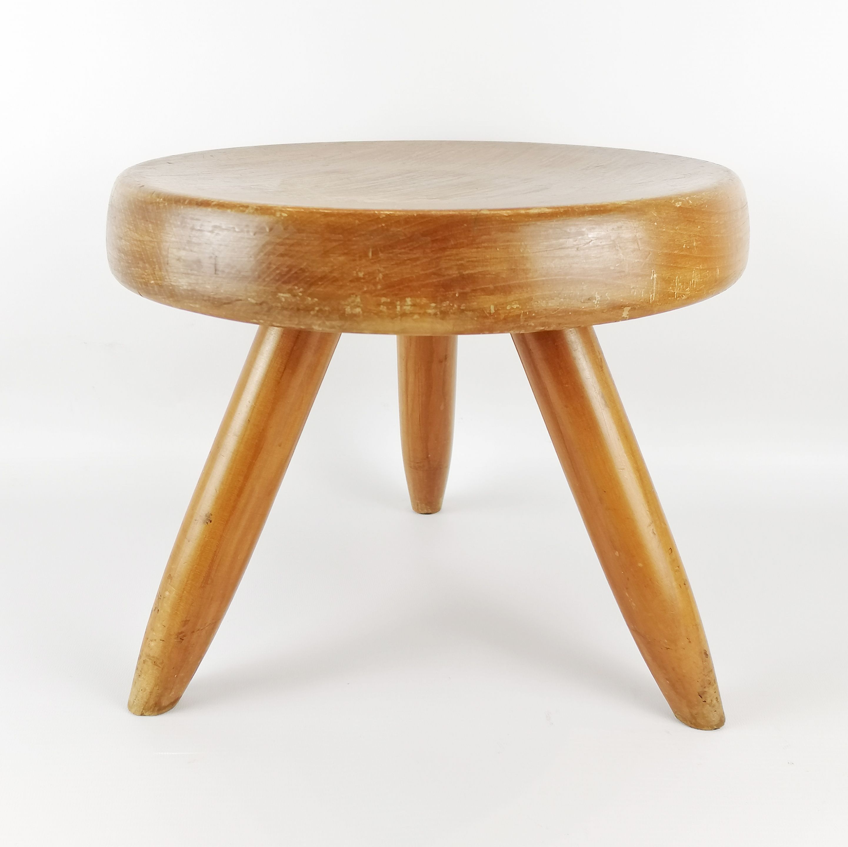 Perriand, tabouret en bois