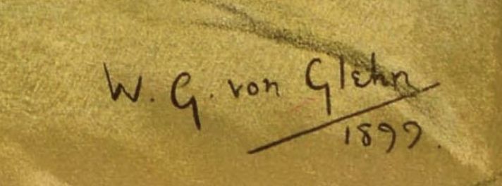 Signature de Wilfrid Gabriel de Glehn