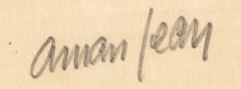 Signature de Edmond Aman-Jean