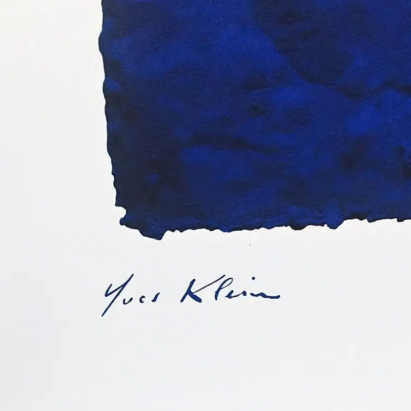 Signature d'Yves Klein