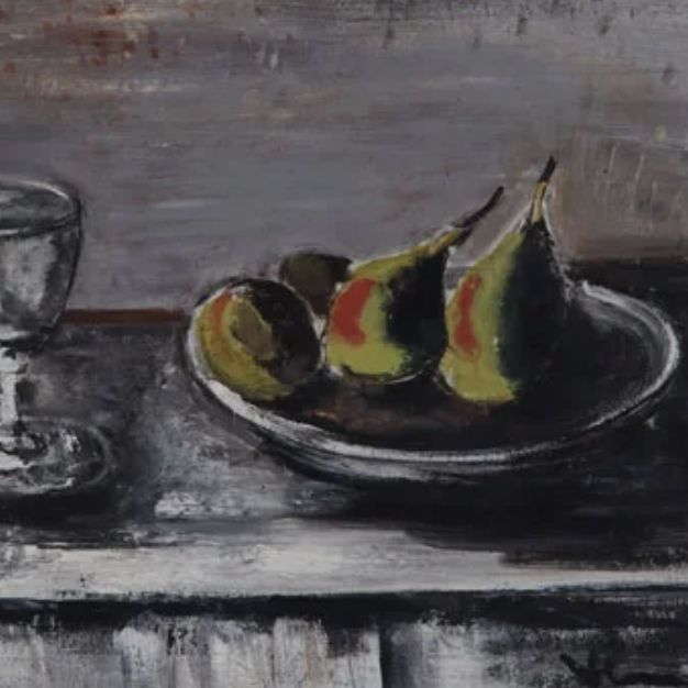 Vlaminck, nature morte aux poires et au verre