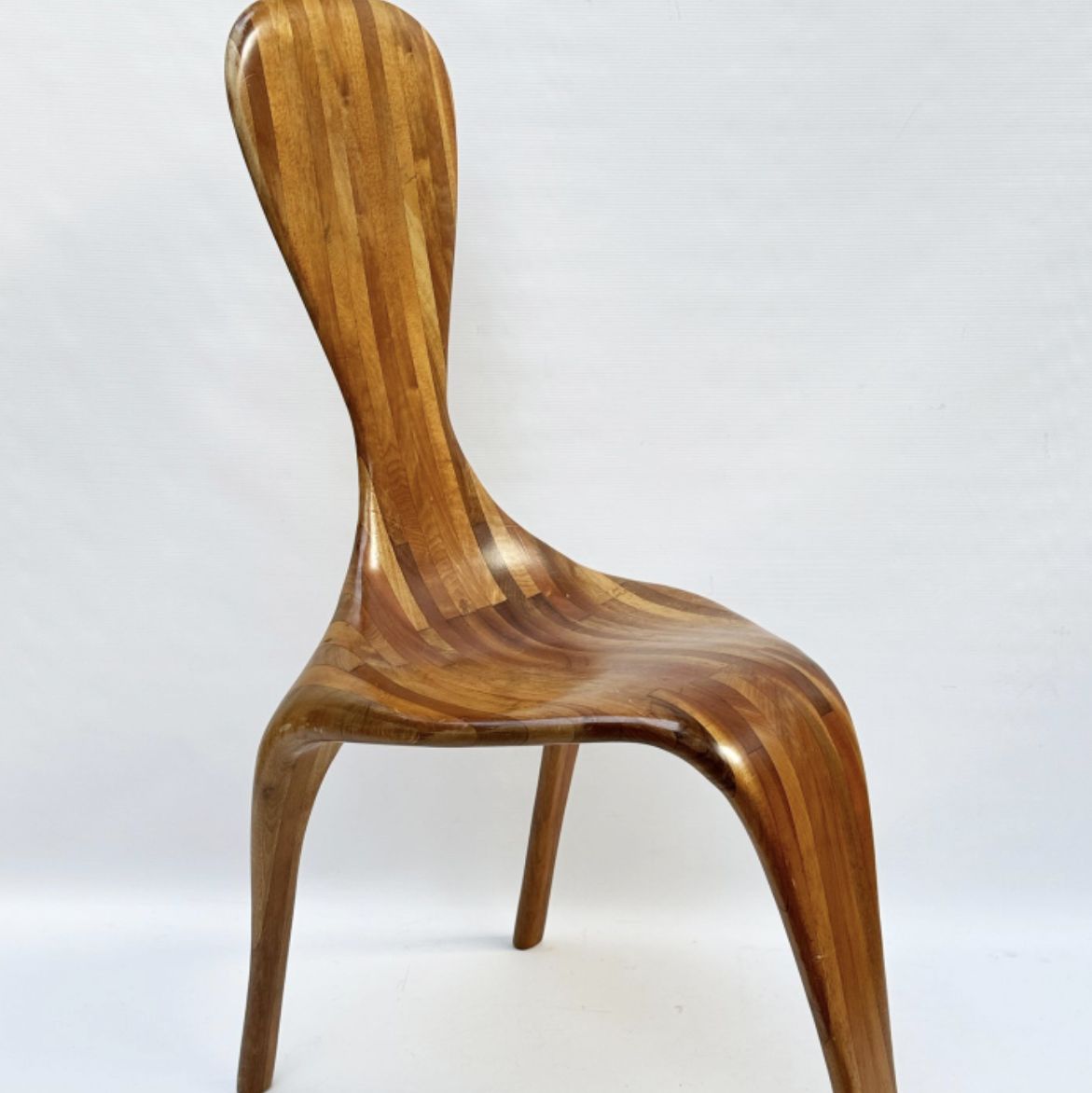 Lucien Burquier, chaise en bois