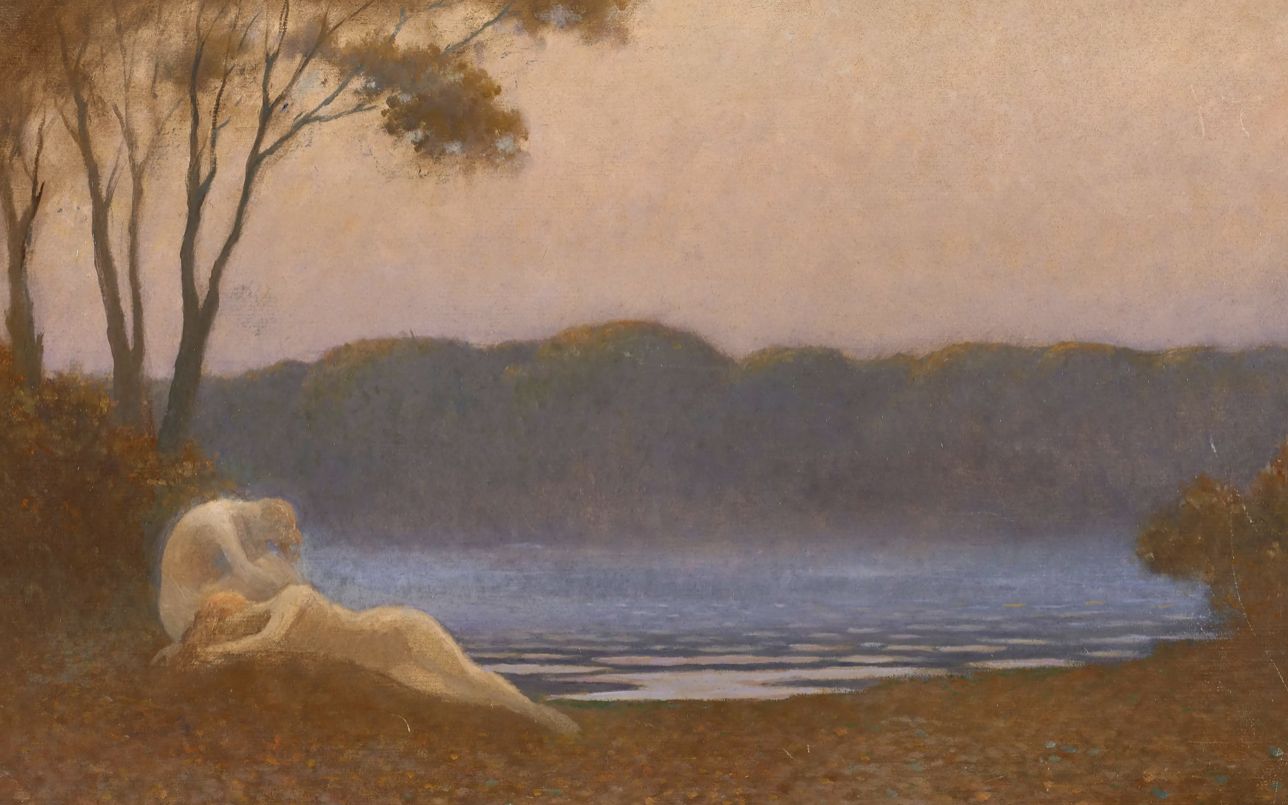 Alphonse Osbert, huile sur toile