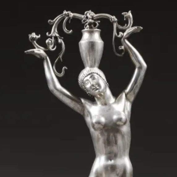 Séraphin Soudbinine, sculpture en argent