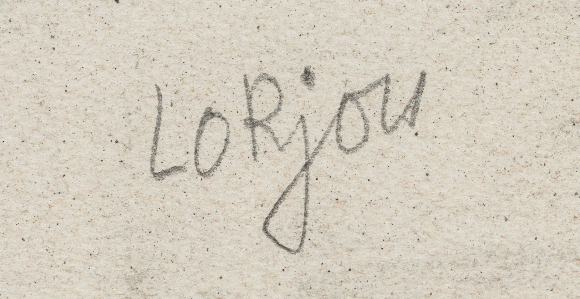 Signature de Bernard Lorjou