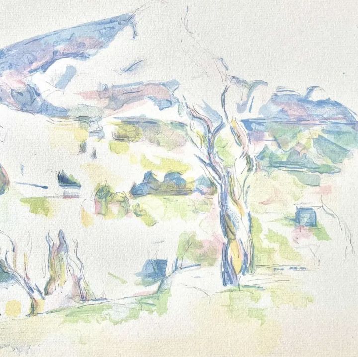 Paul Cézanne, aquarelle