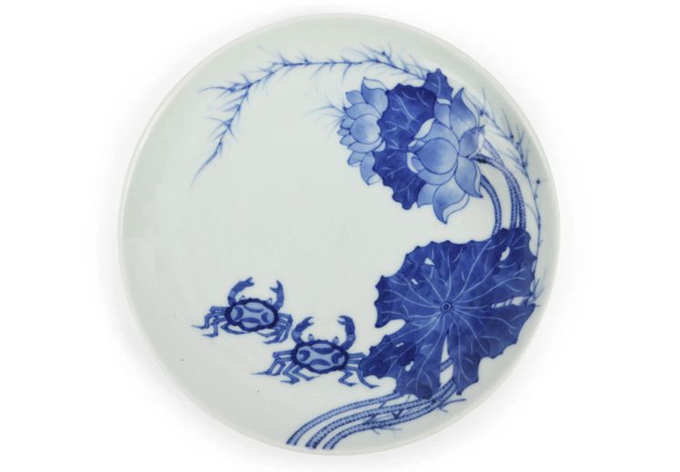 Vietnam, assiette en porcelaine de Hue, XIXème