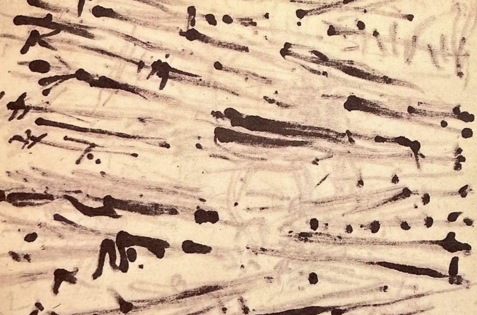 Jackson Pollock, dessin à l'encre