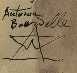 Signature de Antoine Bourdelle