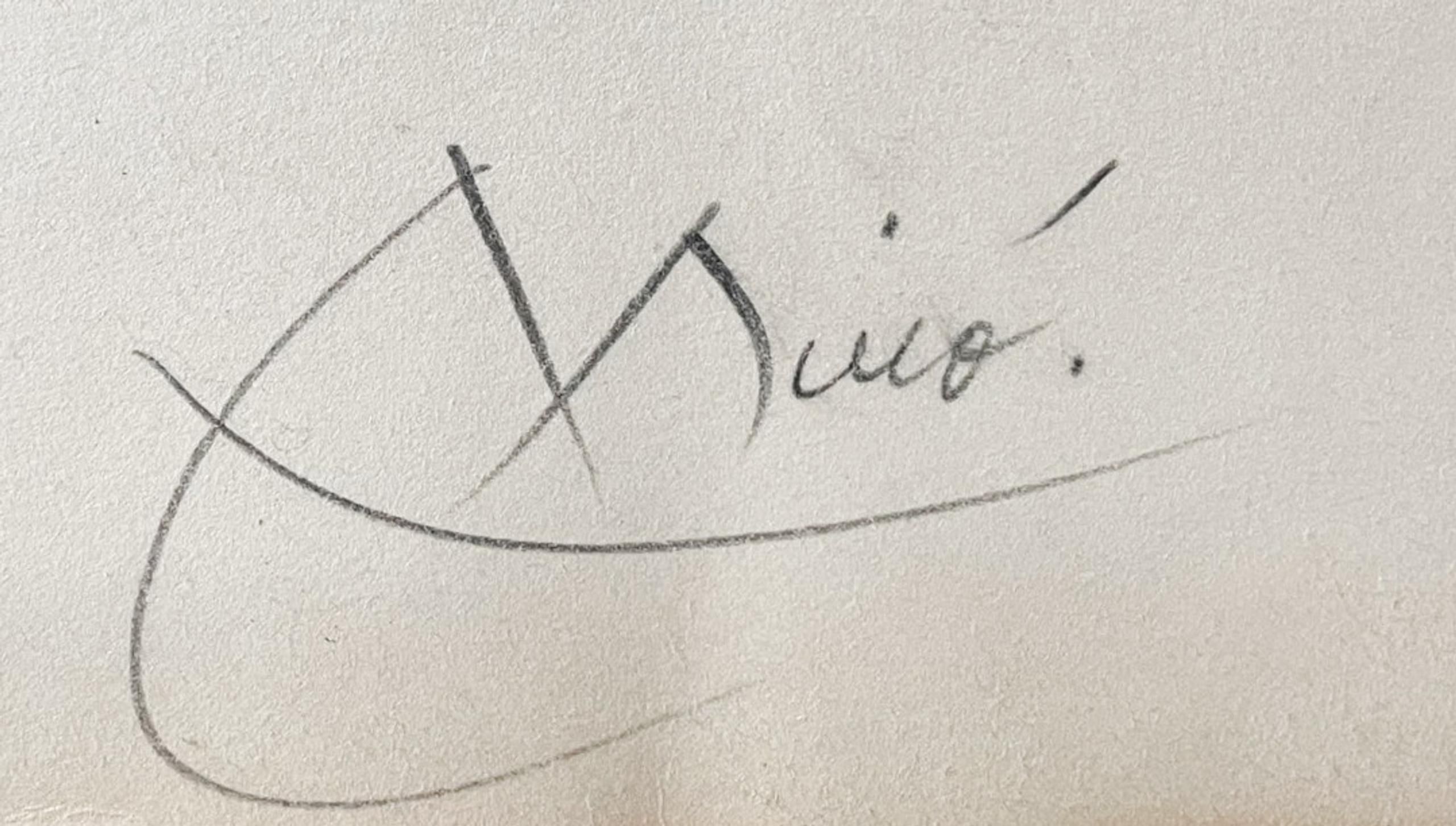 Signature de Joan Miro