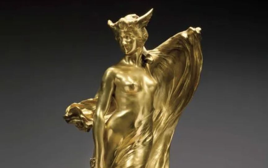 Raoul Larche, sculpture en bronze doré