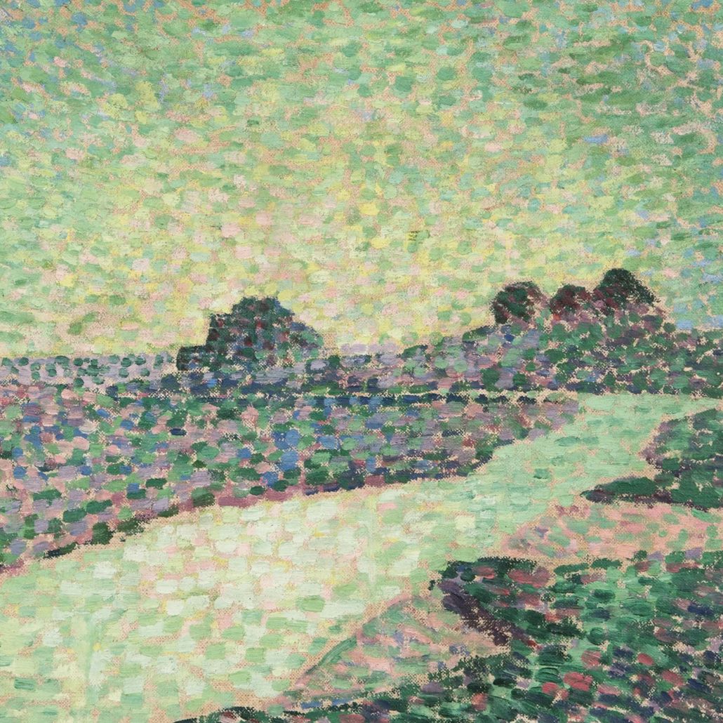 Théo Van Rysselberghe, huile sur toile