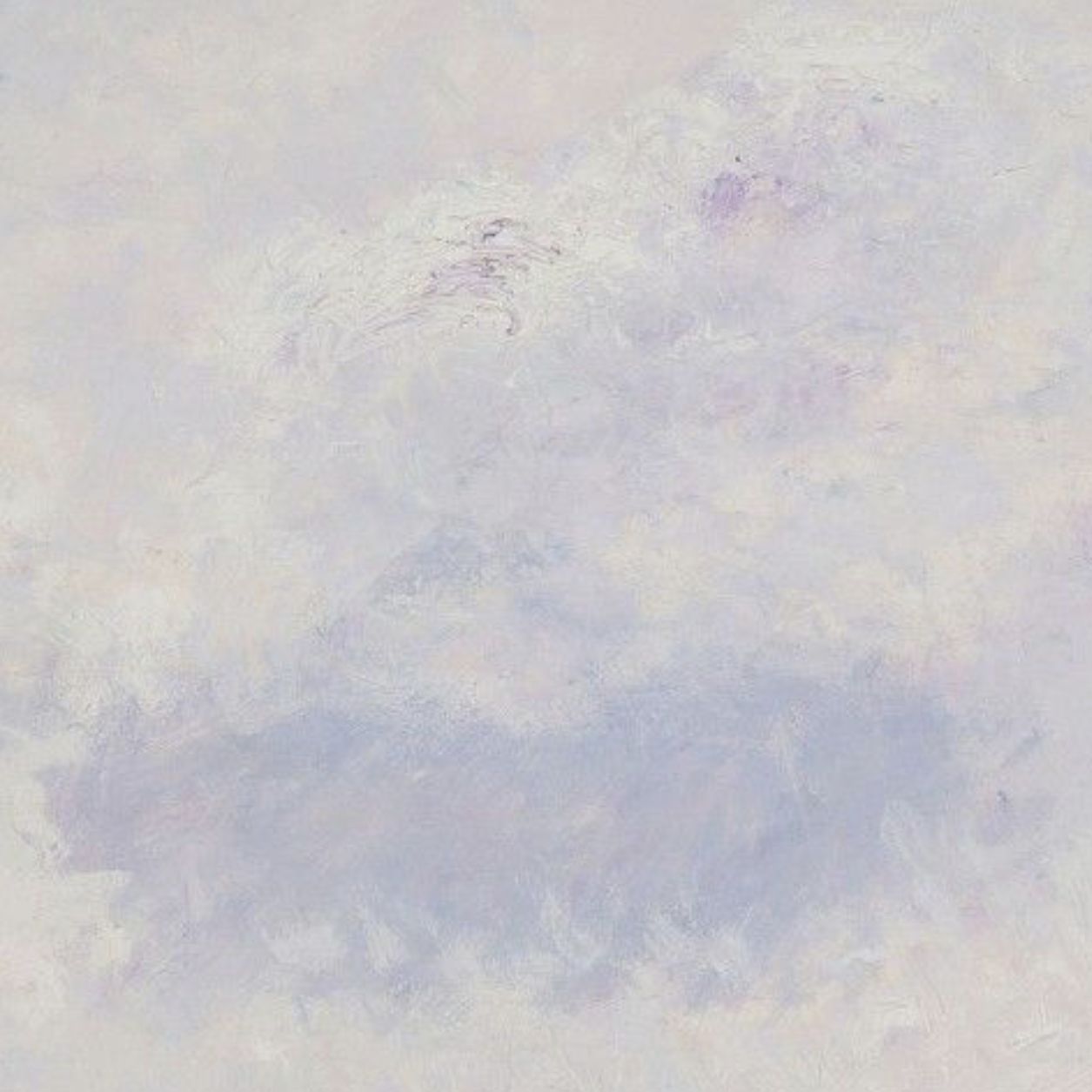 André Barbier, ciel pourpre, huile sur toile