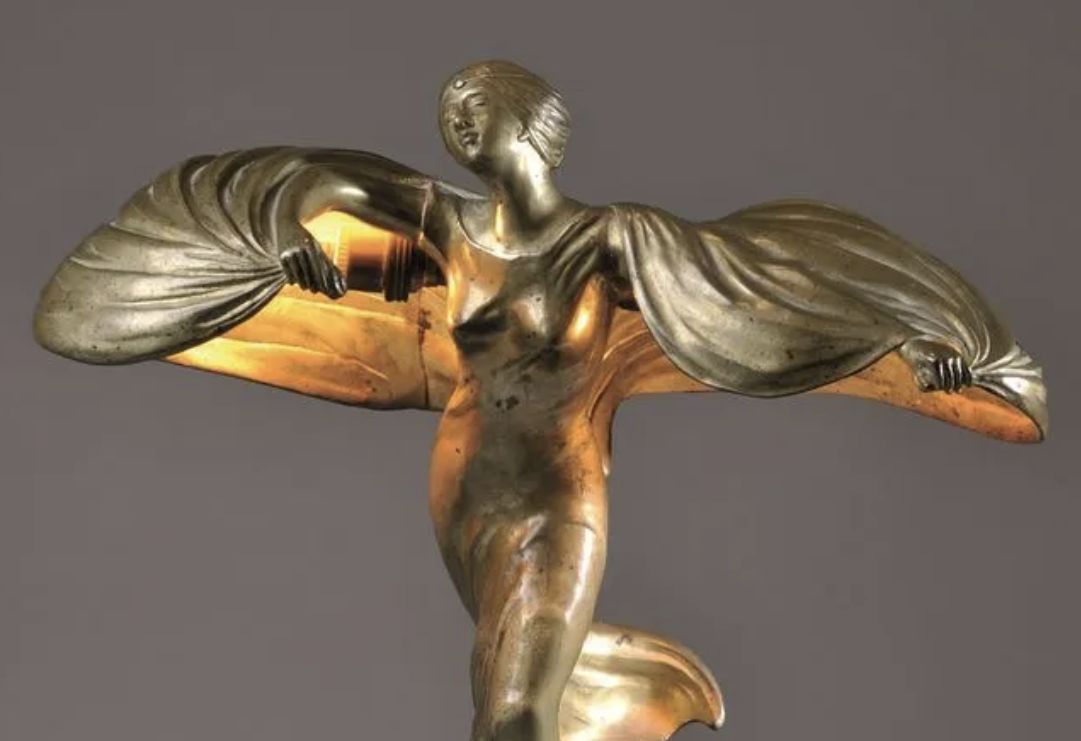 Raoul Larche, lampe en bronze