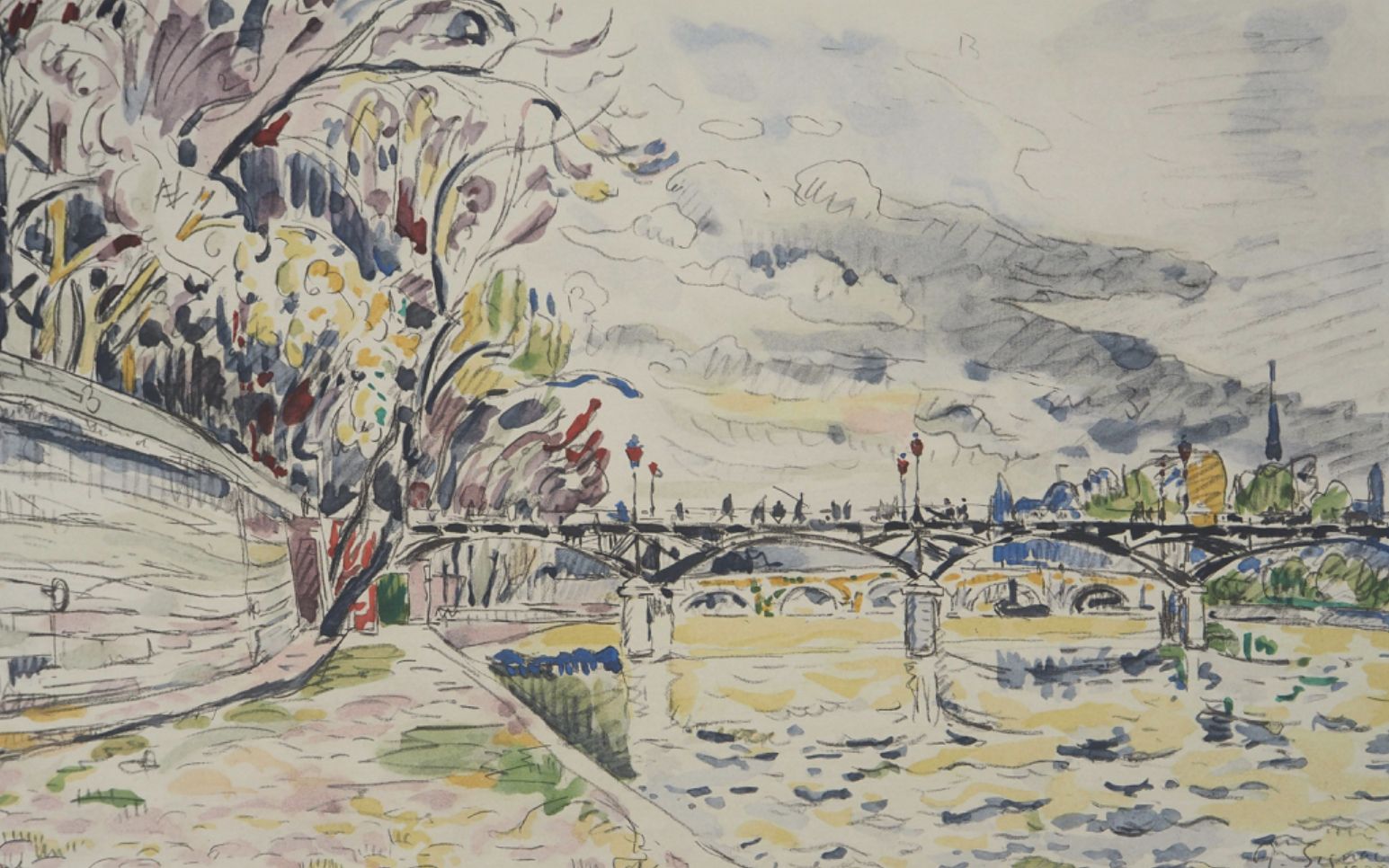 Paul Signac, aquarelle