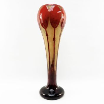 Le verre français - vase bulbe à col renflé