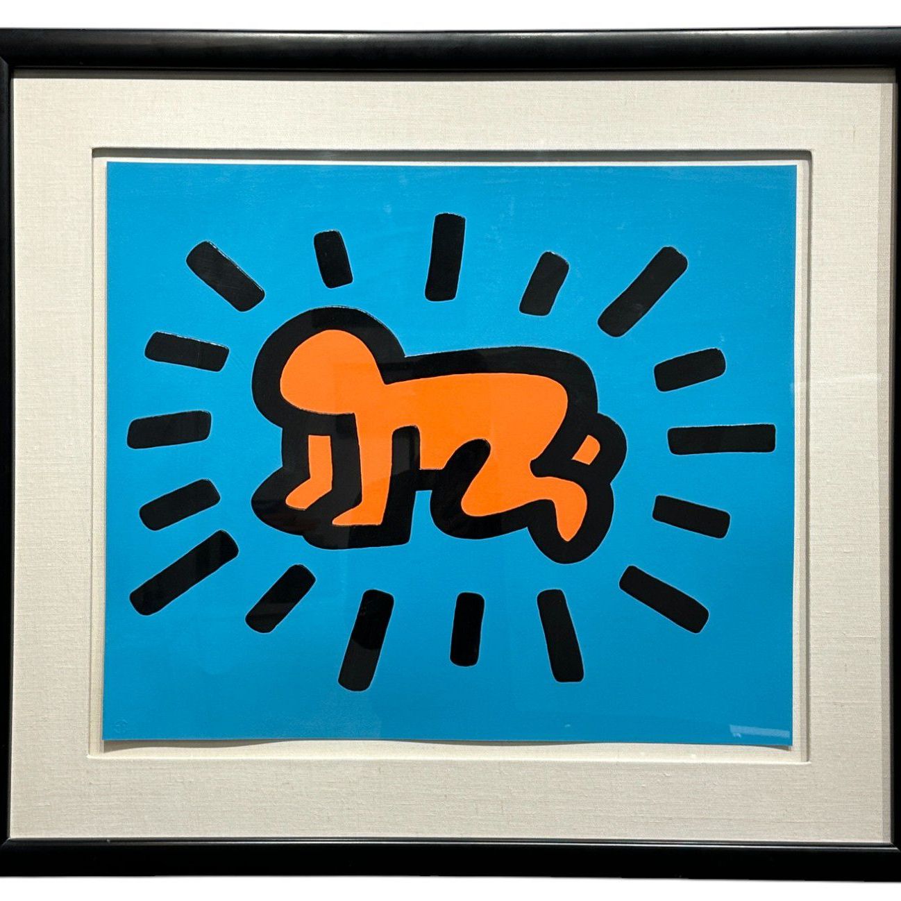 Keith Haring, gouache sur papier