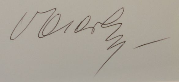 Signature de Vasarely