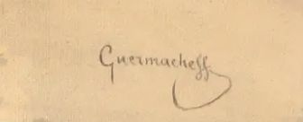 Signature de Mikhail Guermacheff